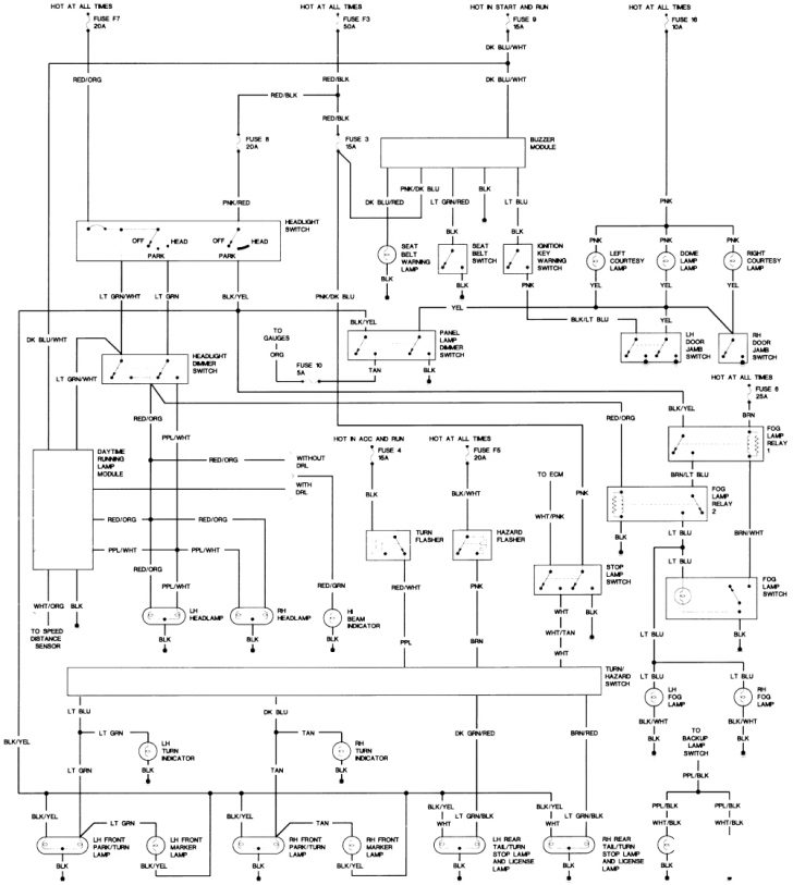 01 Wrangler Circuit Diagram