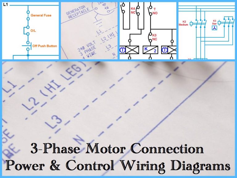 3 Phase 2 Speed Motor Control Circuit Diagram