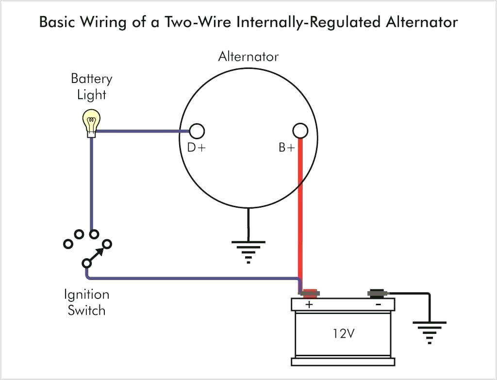 1 Wire Chevy Alternator Wiring Diagram - Wiring Diagram Schema - 1 Wire Alternator Wiring Diagram