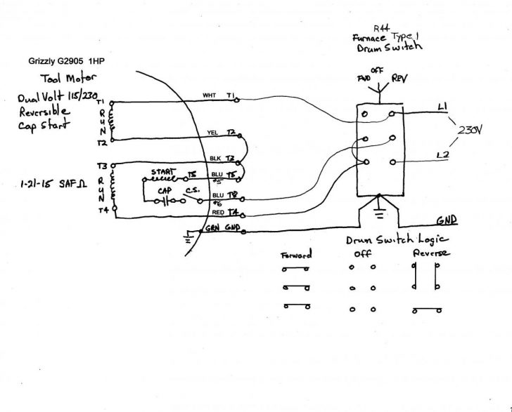 115 Volt Single Phase Motor Wiring Diagrams - Wiring Diagrams Hubs ...