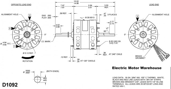 115230 Volt Electric Motor Wiring Diagram | Wiring Diagram - Century Ac