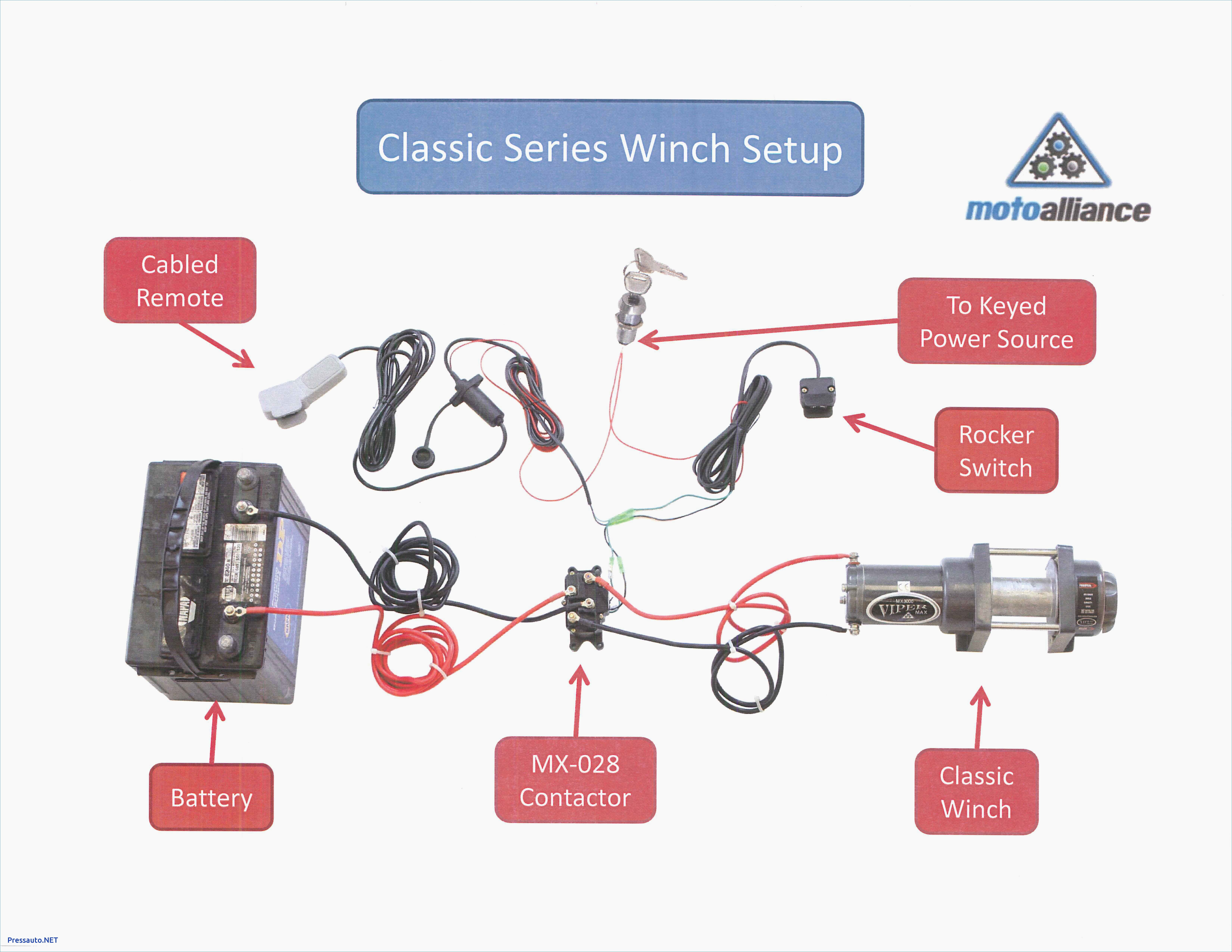 traveller 2500 atv winch installation instructions