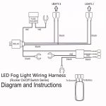 12V 40A Led Fog Light Wiring Harness Laser Rocker Switch Relay Fuse   Fog Light Wiring Diagram With Relay