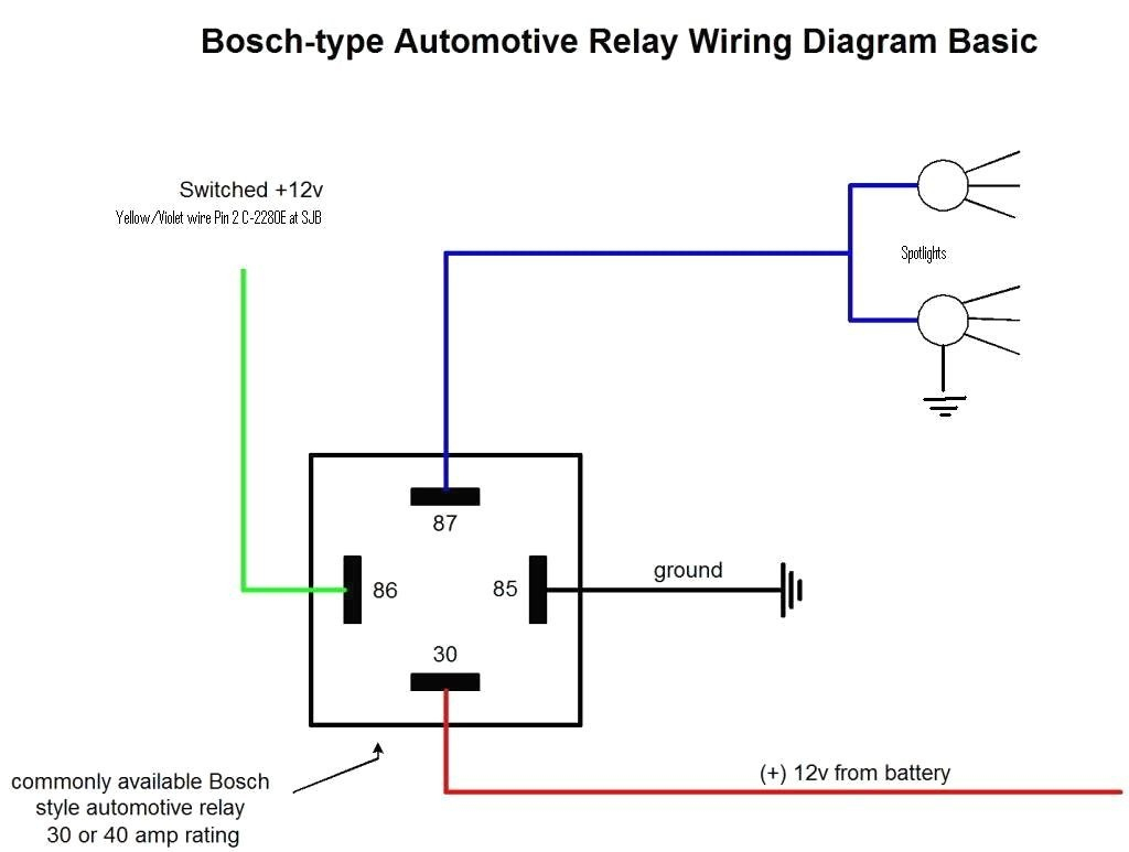 12V Relay Wiring Diagram 5 Pin - Cadician's Blog