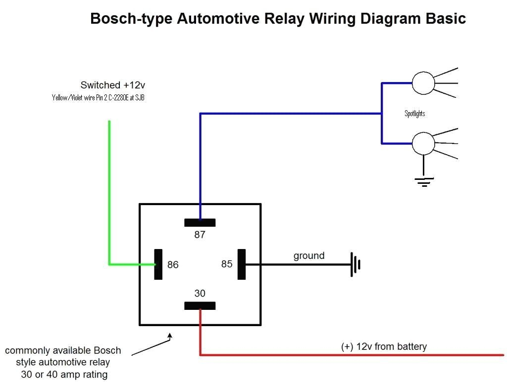 12v Relay Wiring Diagram 5 Pin Cadicians Blog