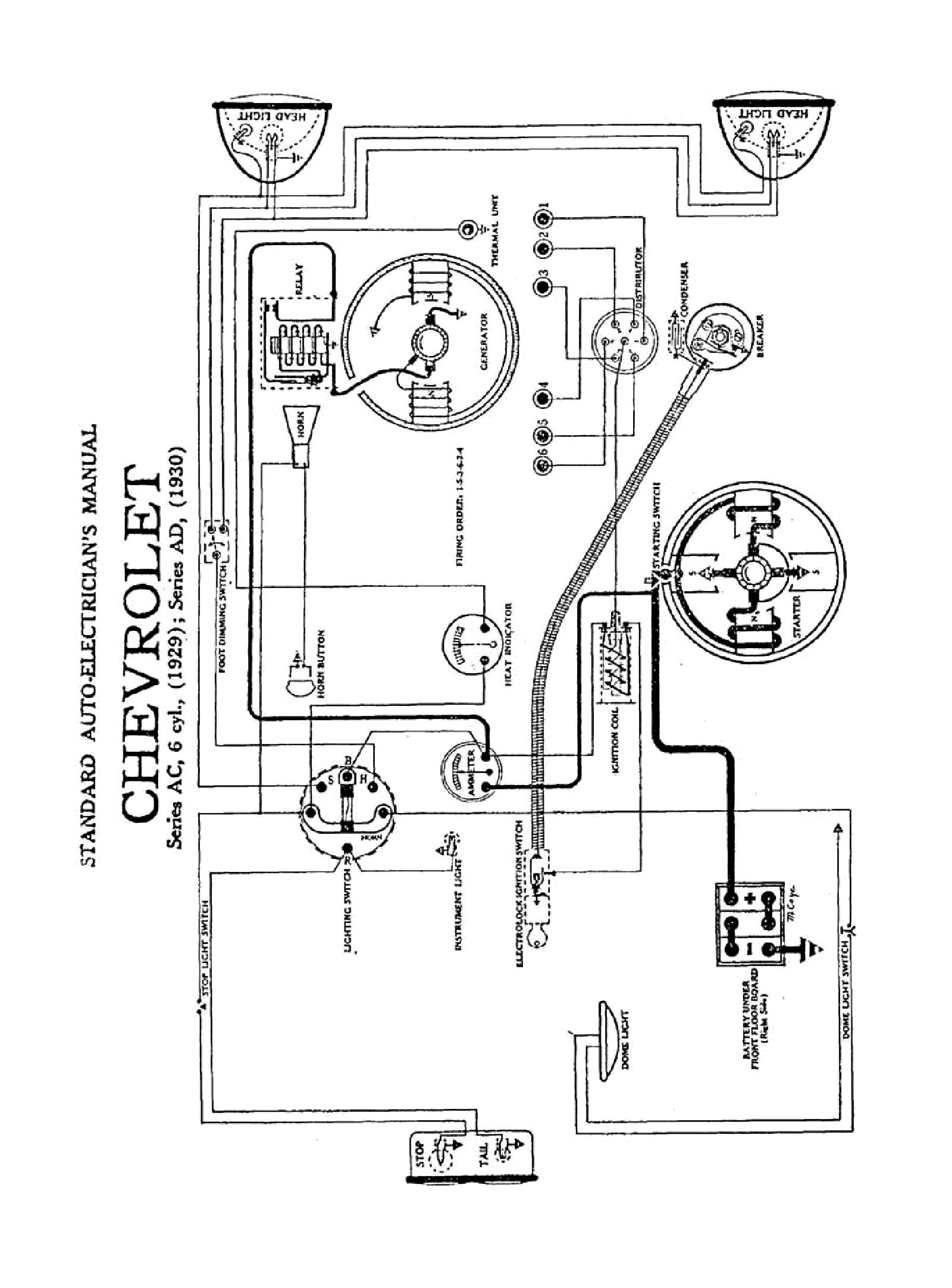 1949 Chev Wiring | Wiring Diagram - Mercury Outboard Ignition Switch Wiring Diagram