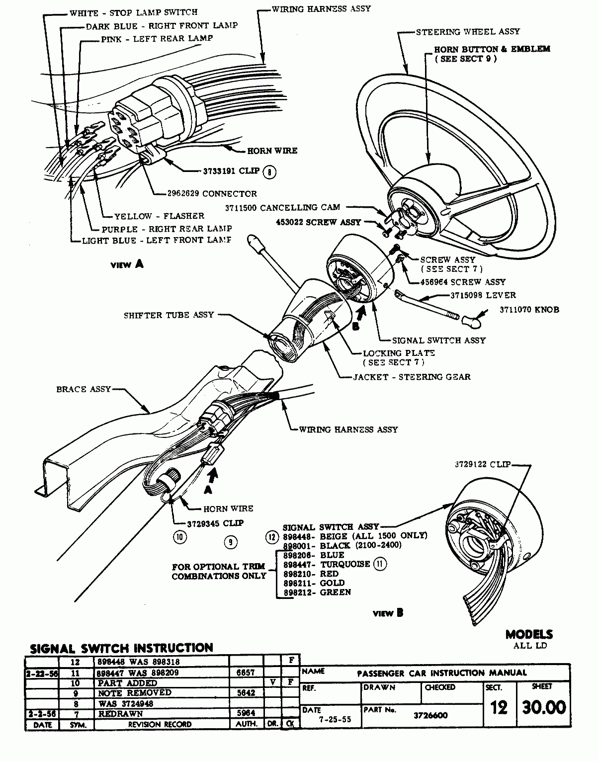 Clayist Schematic Gm Steering Column Wiring Diagram