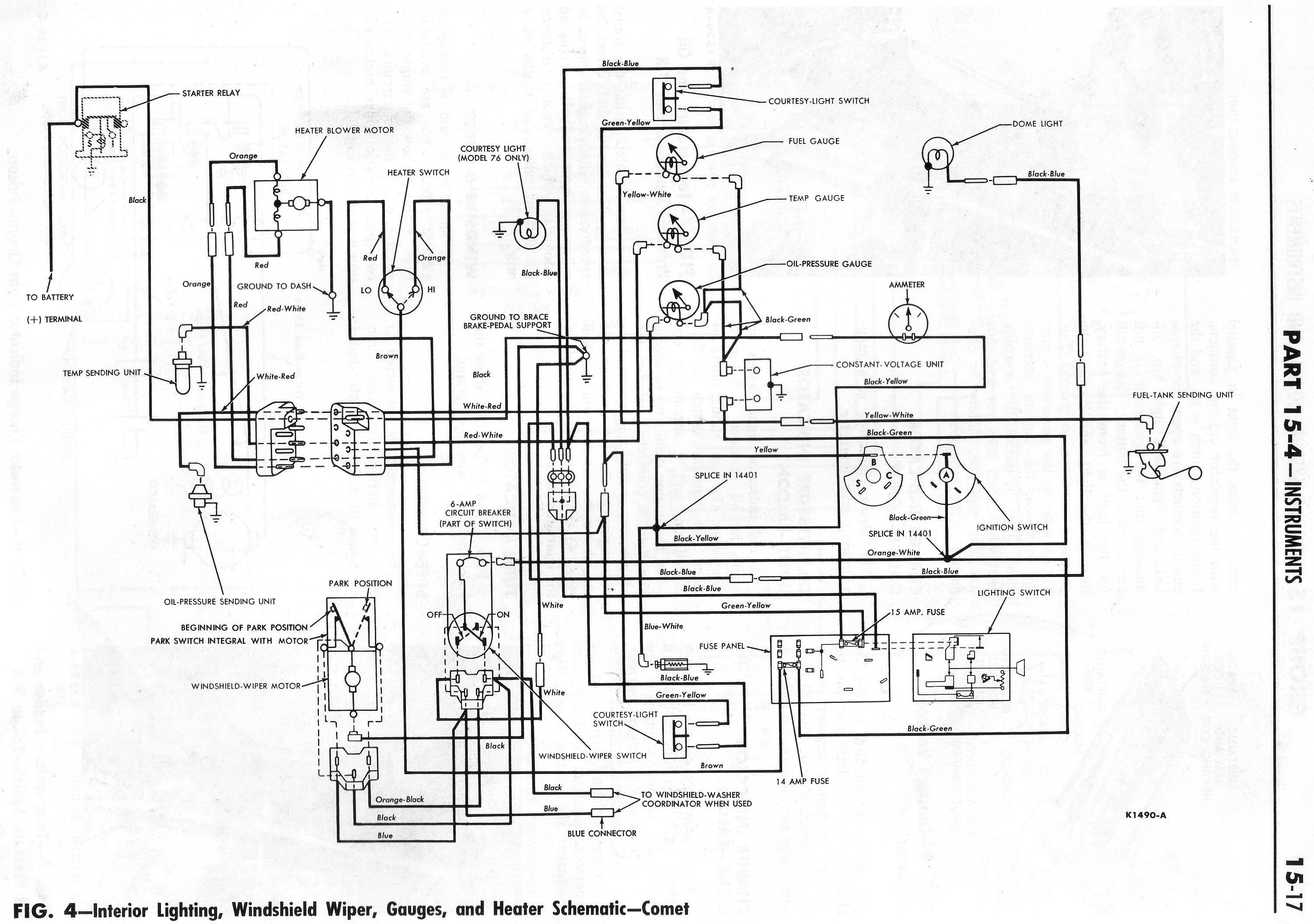 1964 Ranchero Wiring Diagrams - 4 Wire Alternator Wiring Diagram