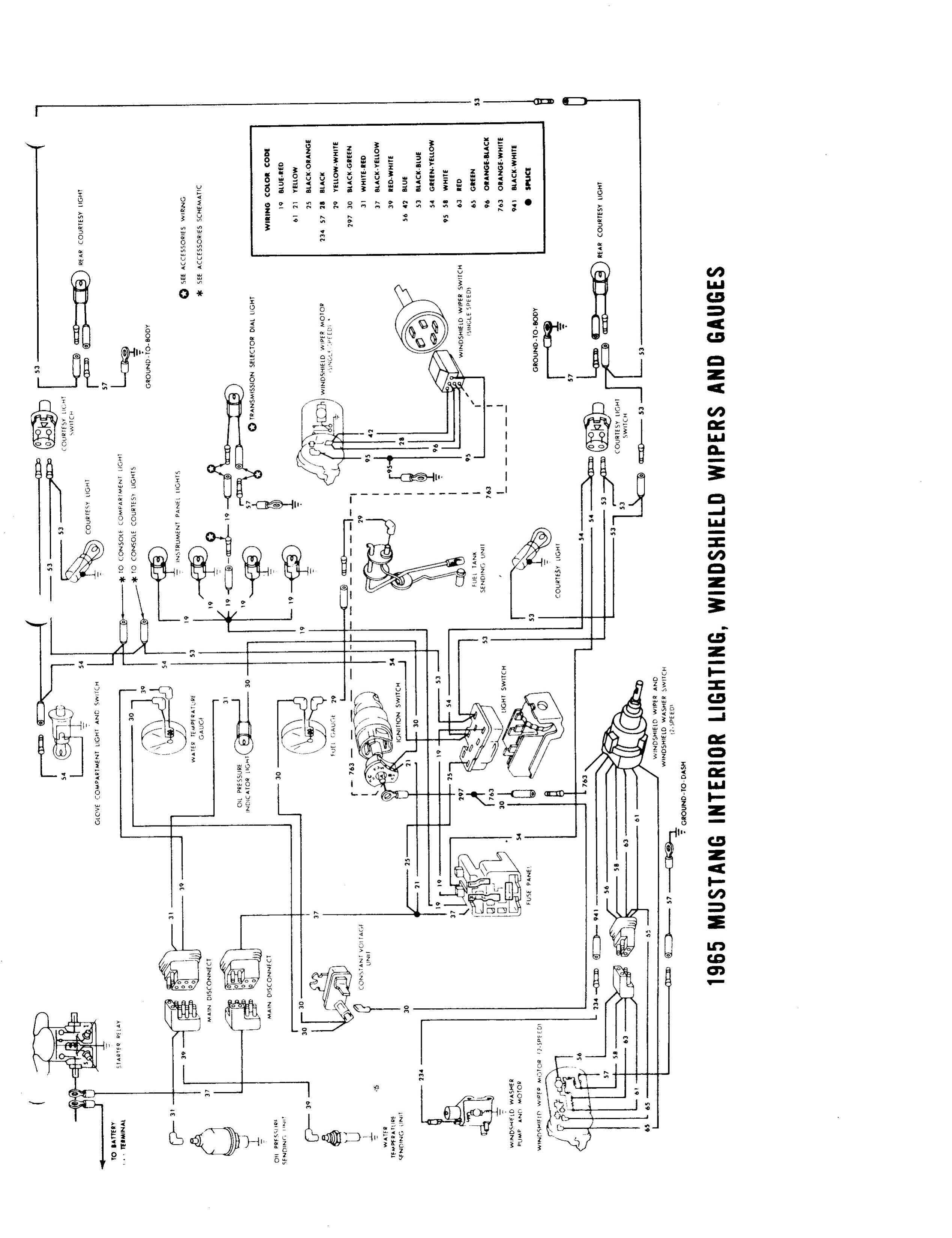 1964½-1965 Wiring Diagram Manual - Ford Mustang Forum - 1965 Mustang Wiring Diagram