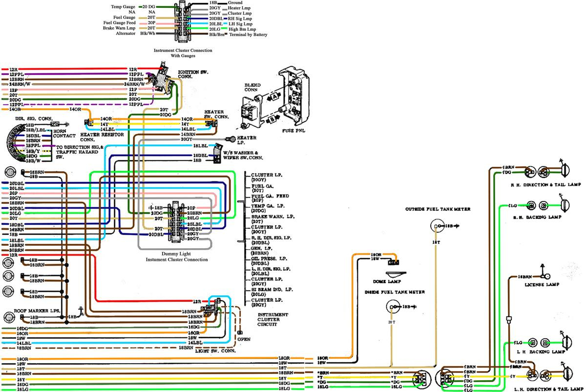 1967 Chevy Truck Wiring Harness - Wiring Diagrams Hubs - 1972 Chevy Truck Wiring Diagram