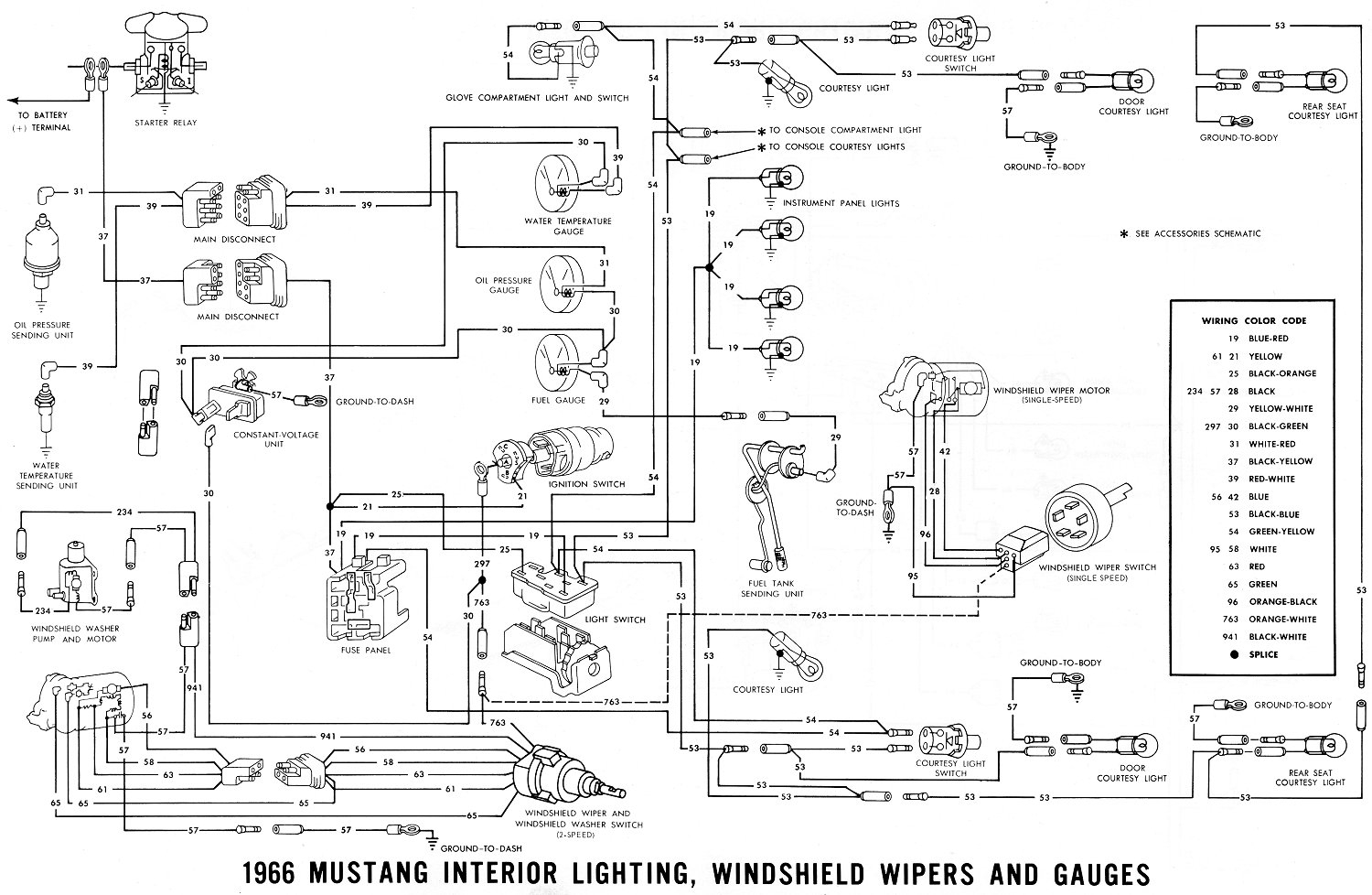 1967 Mustang Wiring Diagram - Cadician's Blog