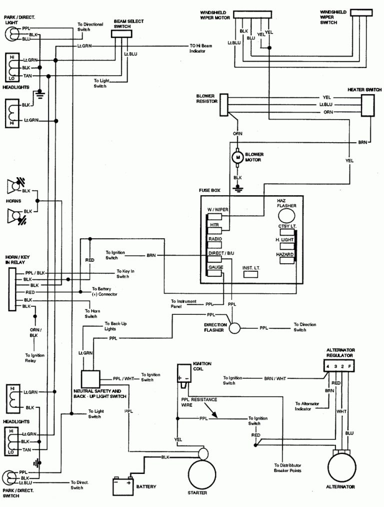 1969 Chevy Starter Wiring | Manual E-Books - Chevy Starter Wiring