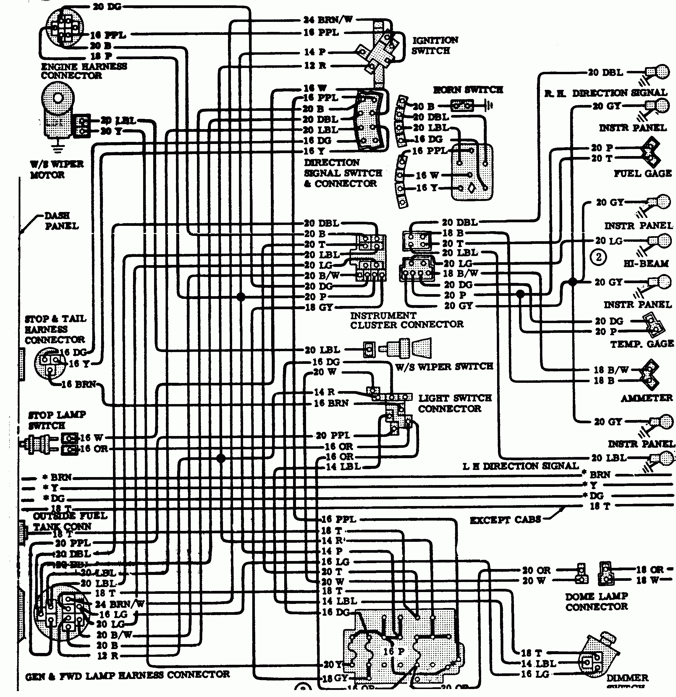 1972 Chevy Pickup Fuse Box - Wiring Diagram Data - 1972 Chevy Truck Wiring Diagram