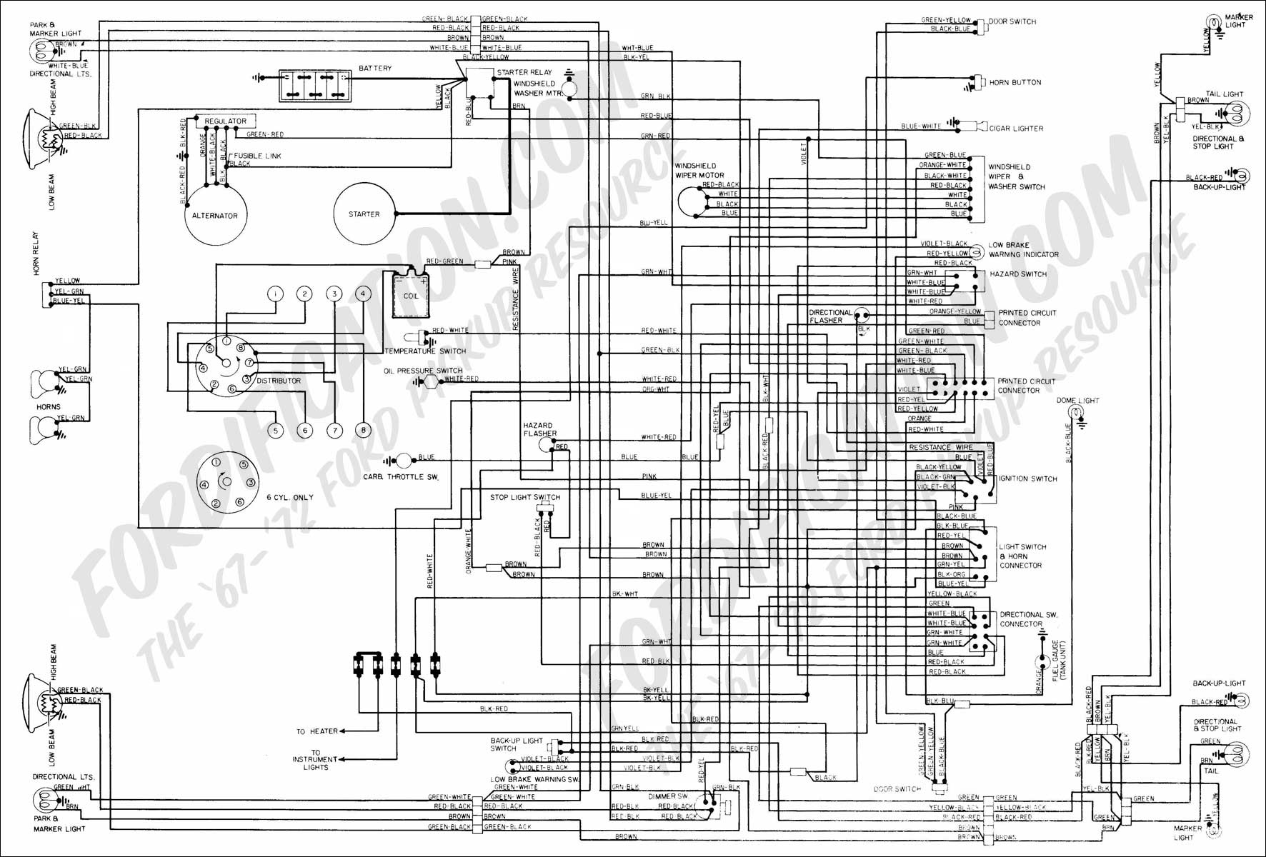 1972 Mustang Wiring Diagram - Wiring Diagrams Hubs - 1997 Ford F150 Radio Wiring Diagram