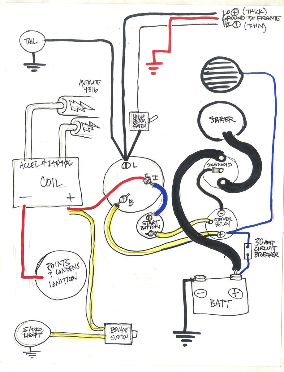 1977 Sportster Chopper Wiring Diagram. Use At Your Own Risk | Bobber - Chopper Wiring Diagram