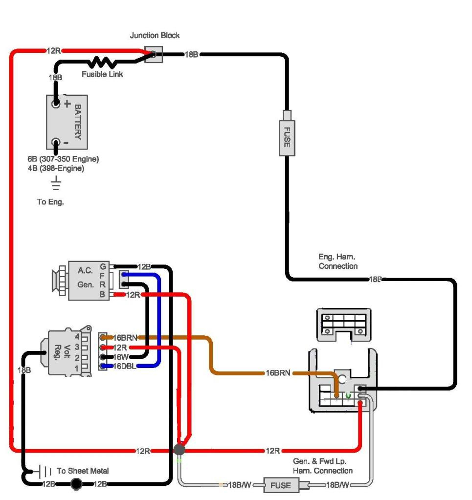 Gm 4 Wire Alternator Wiring Diagram - Cadician's Blog