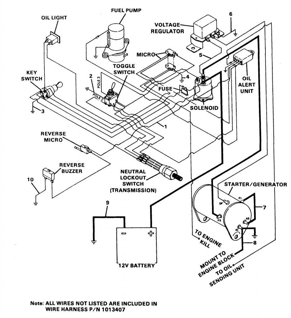 Ez Go Golf Cart Wiring Diagram - Cadician's Blog