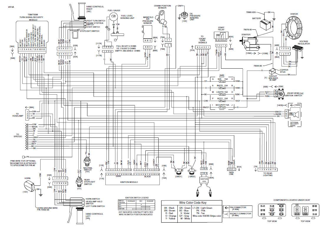 Wiring Diagram For Harley Davidson Softail | Cadician's Blog