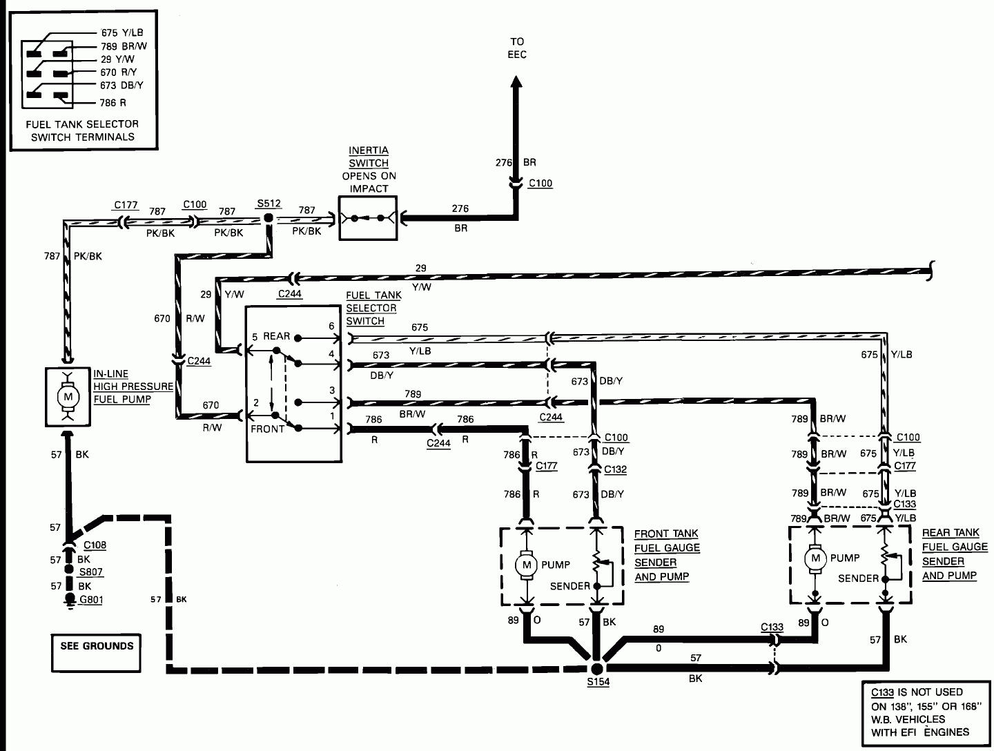 1989 F150 Fuel System Diagram - Wiring Diagrams Hubs - Fuel Gauge Wiring Diagram
