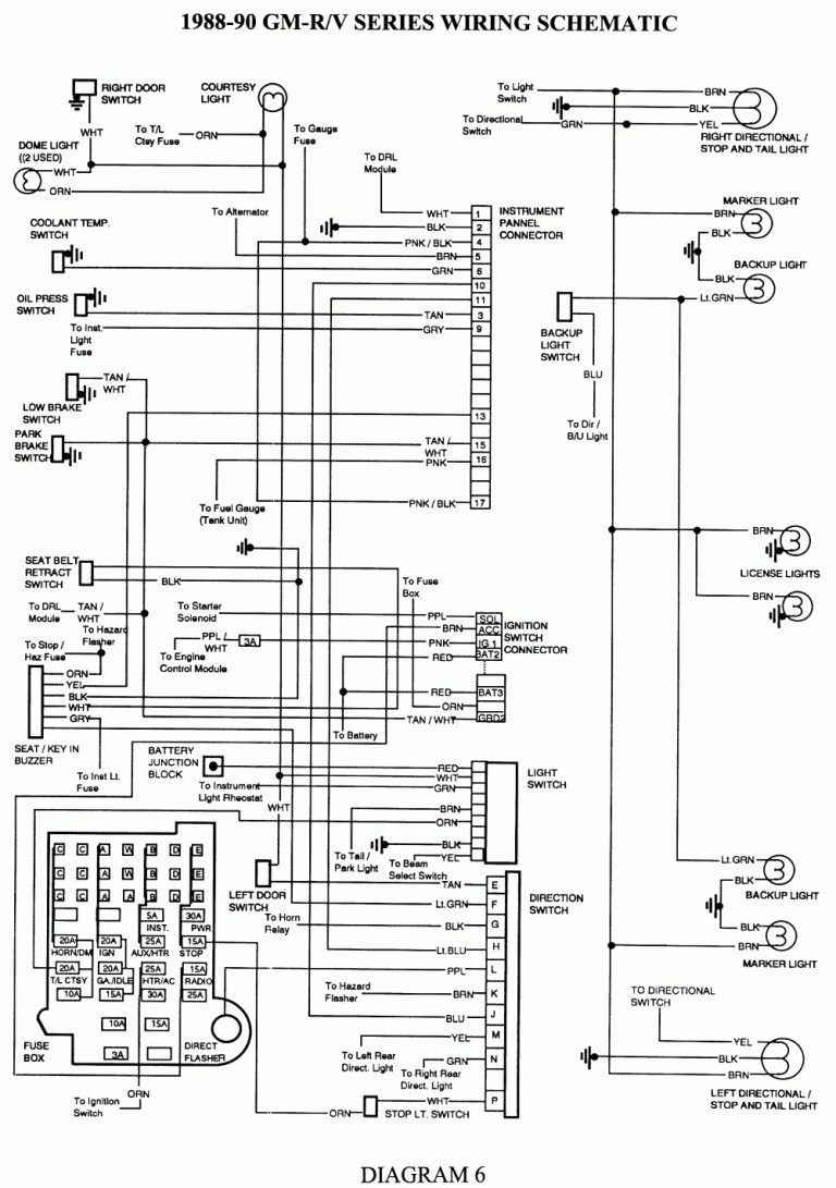 1992 C1500 Wiring Diagram Data Wiring Diagram Detailed Chevy
