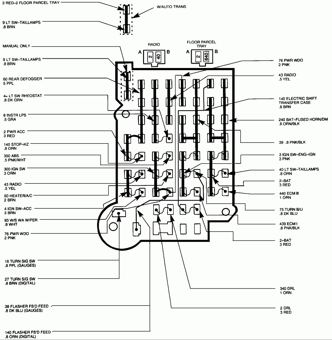 1994 Kia Sephia Fuse Box | Wiring Library - Es 335 Wiring Diagram