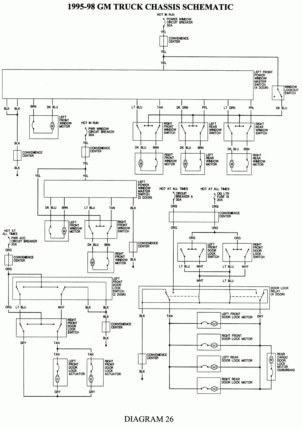 1996 Chevrolet Suburban Wiring Schematics - Today Wiring Diagram - 2011 Chevy Silverado Radio Wiring Diagram