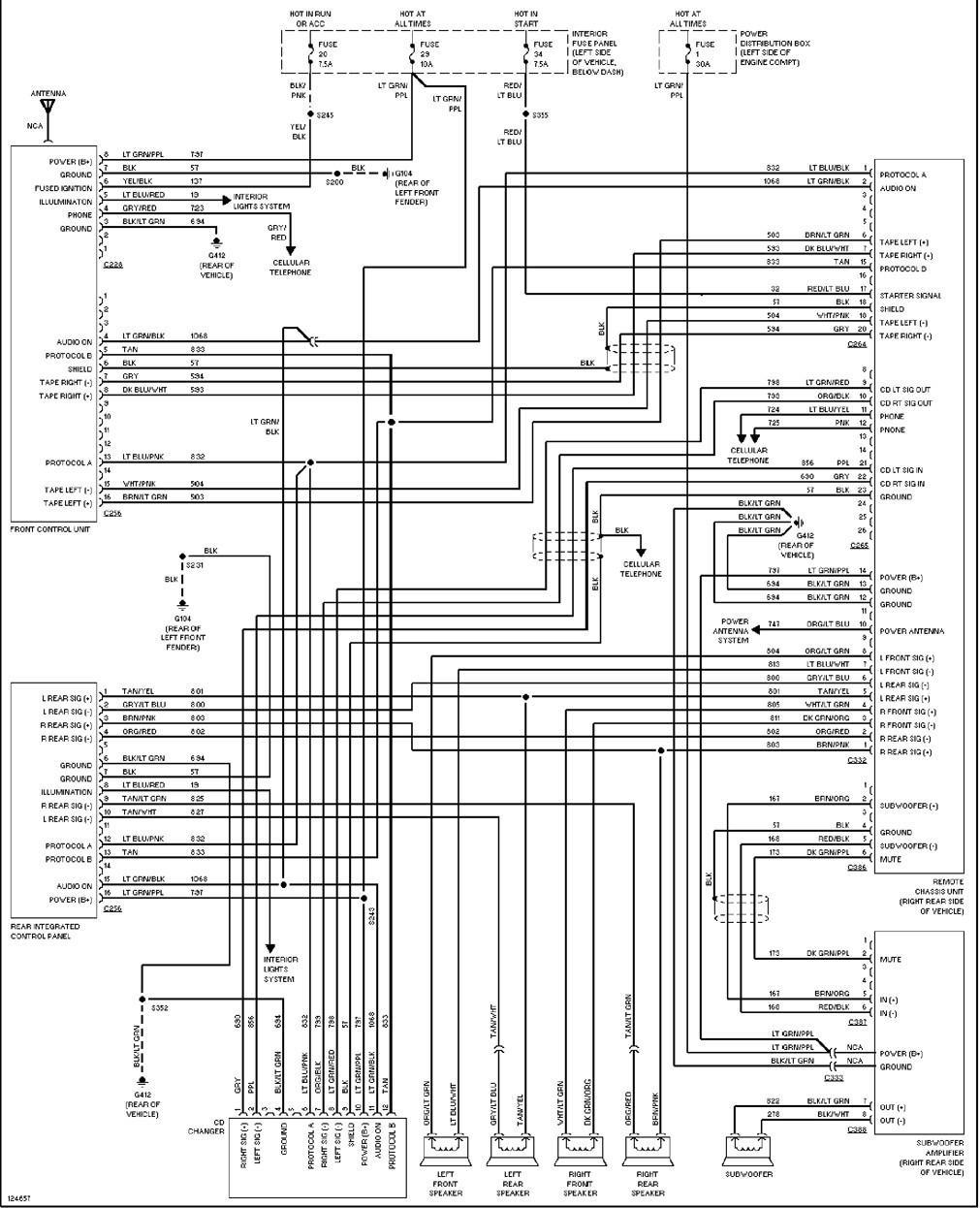 1998 Ford F150 Pickup Truck Car Radio Wiring Diagram 1998 Ford F150 - 1998 Ford F150 Radio Wiring Diagram