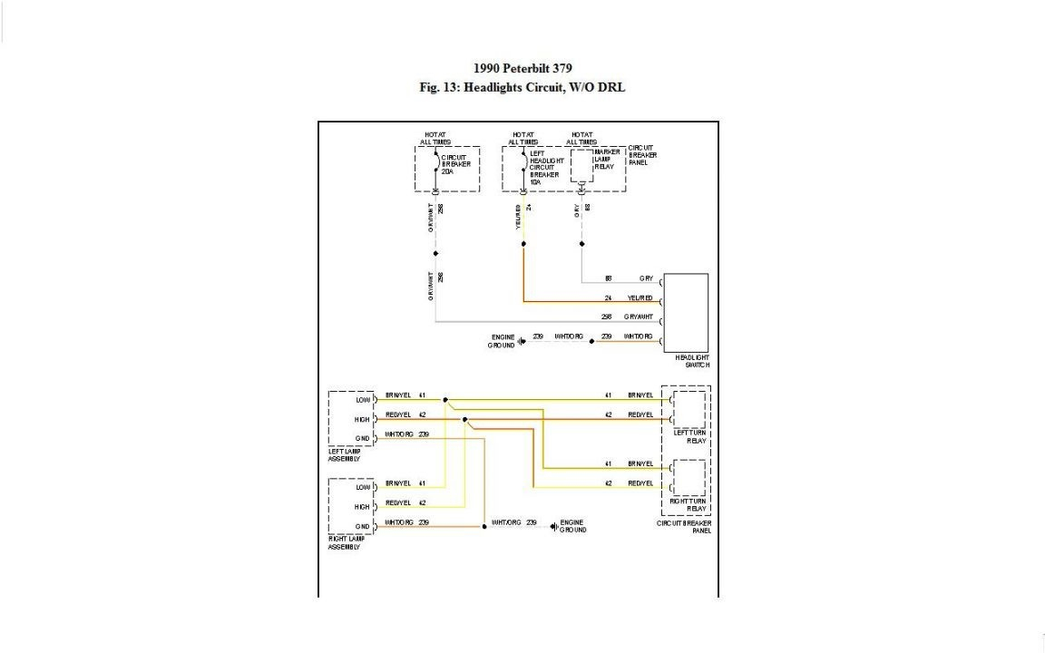 Peterbilt 320 Fuse Box Diagram - Wiring Diagram Detailed - Peterbilt