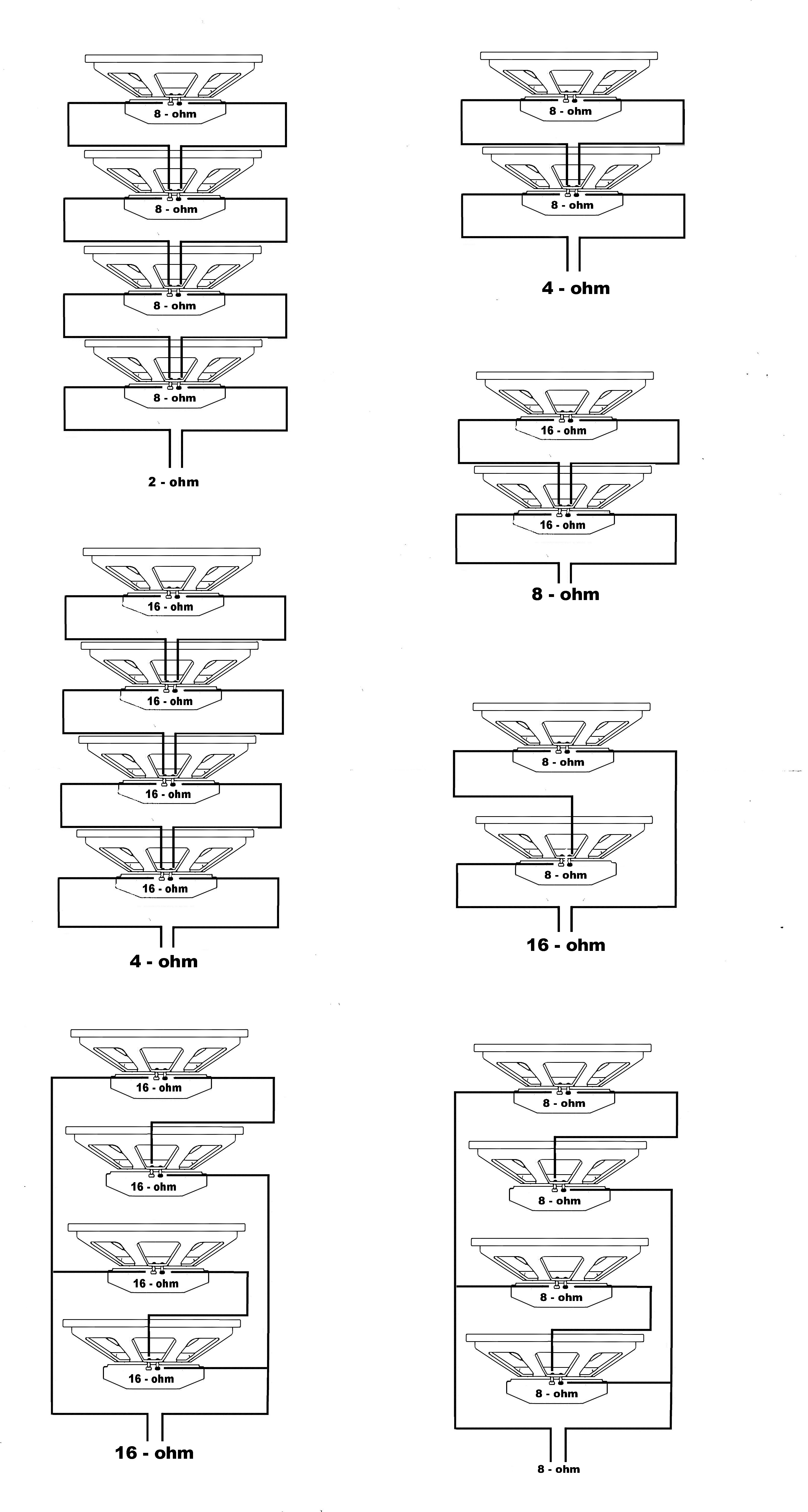 2 Ohm Speaker Wiring Diagram | Manual E-Books - Speaker Wiring Diagram