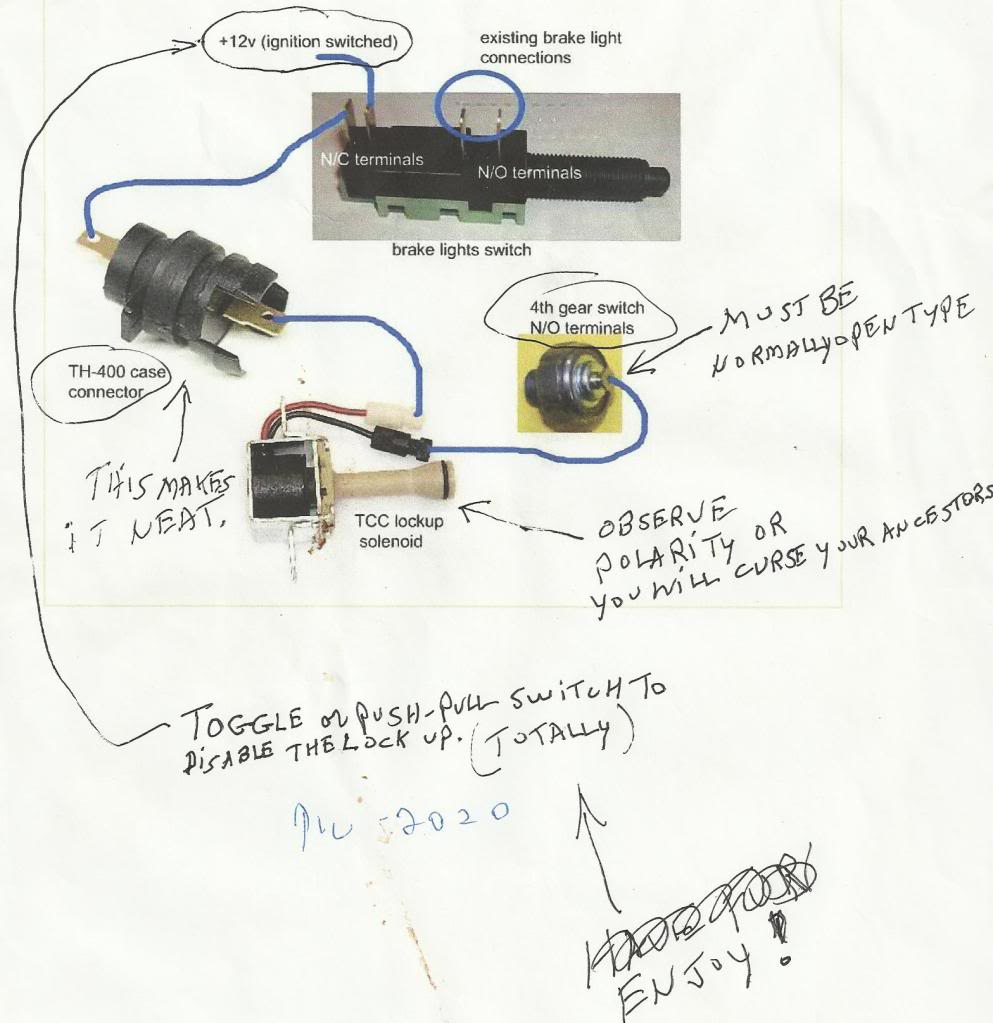 200-4R Lock-Up Wiring Help - Corvetteforum - Chevrolet Corvette - 200R4 Lockup Wiring Diagram