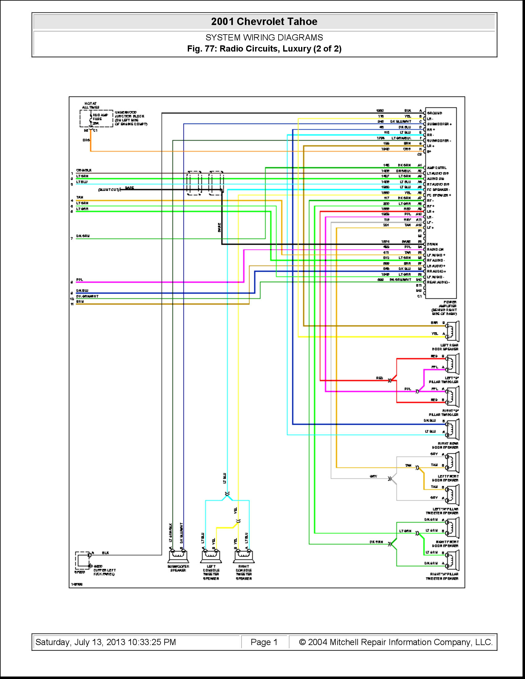 2004 Chevy Silverado Radio Wiring Harness Diagram Cadician's Blog