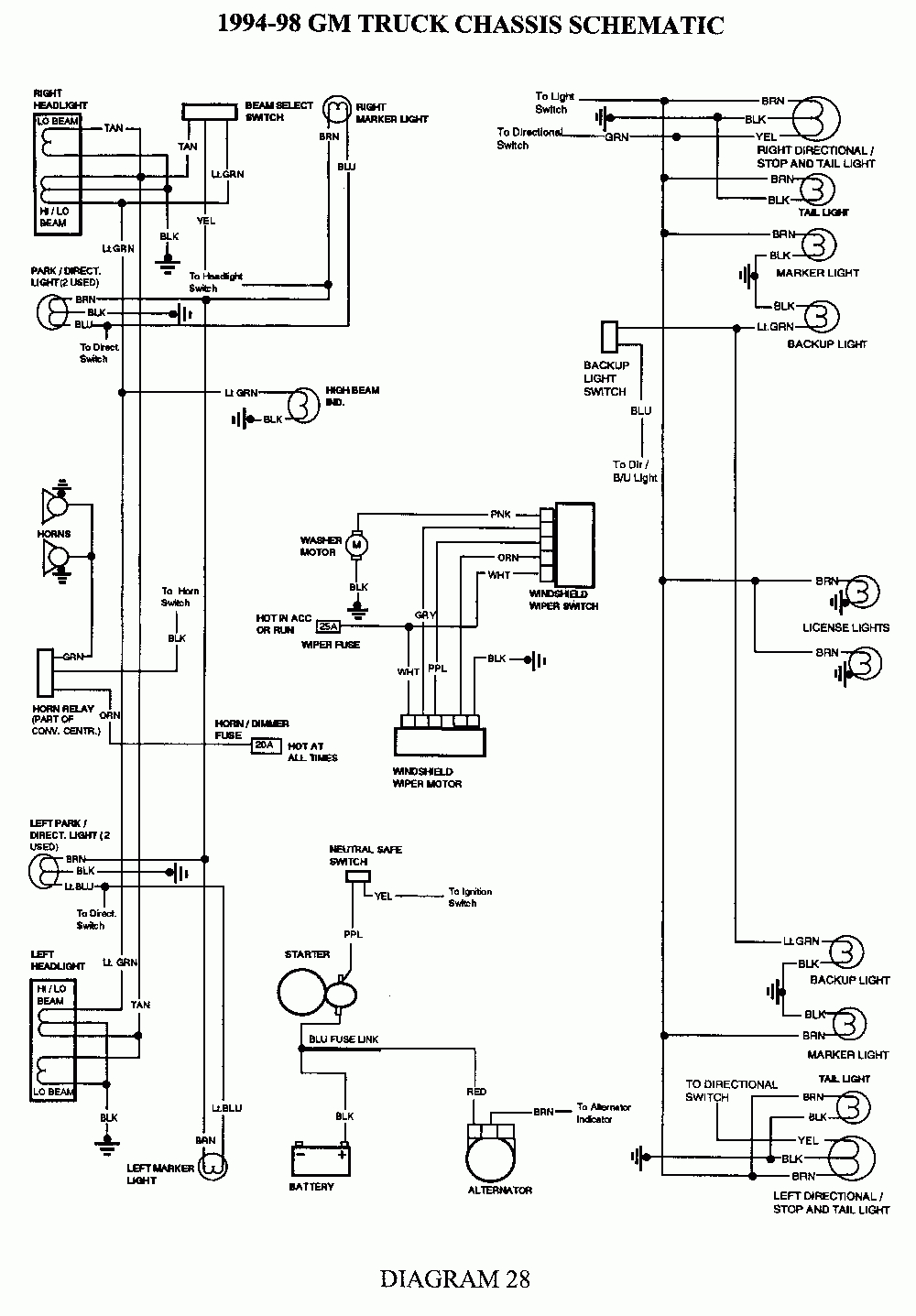 2002 Chevy Silverado Trailer Wiring Diagram | Schematic Diagram - 4 Way Trailer Wiring Diagram