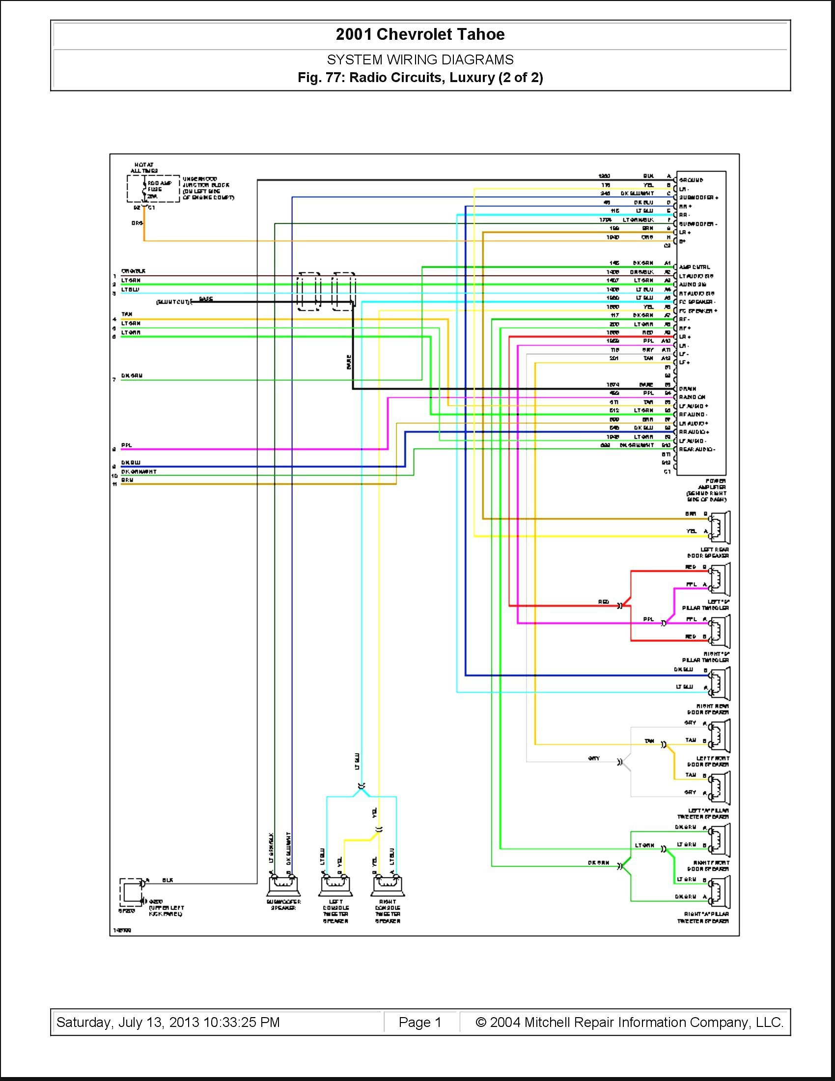 2002 Chevy Suburban Radio Wiring Diagram 2001 Remote Striking Stereo - 2002 Chevy Suburban Radio Wiring Diagram