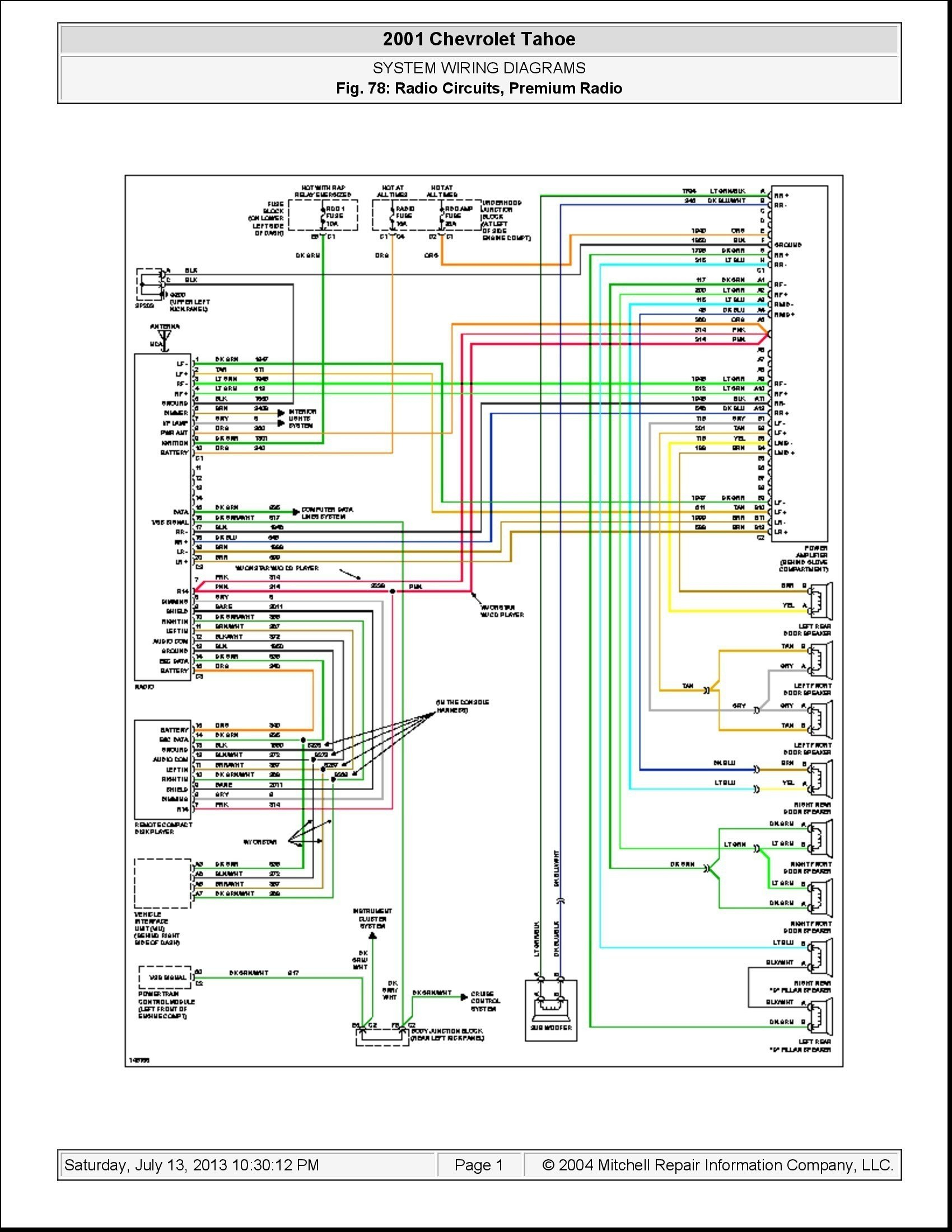 2002 Gmc Sierra Wiring Harness | Wiring Library - 2002 Chevy Suburban Radio Wiring Diagram