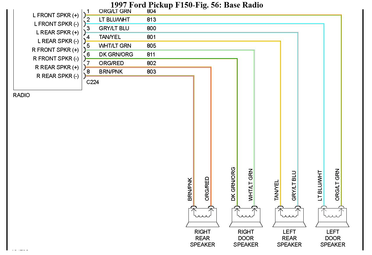 1998 Ford F150 Radio Wiring Diagram - Cadician's Blog