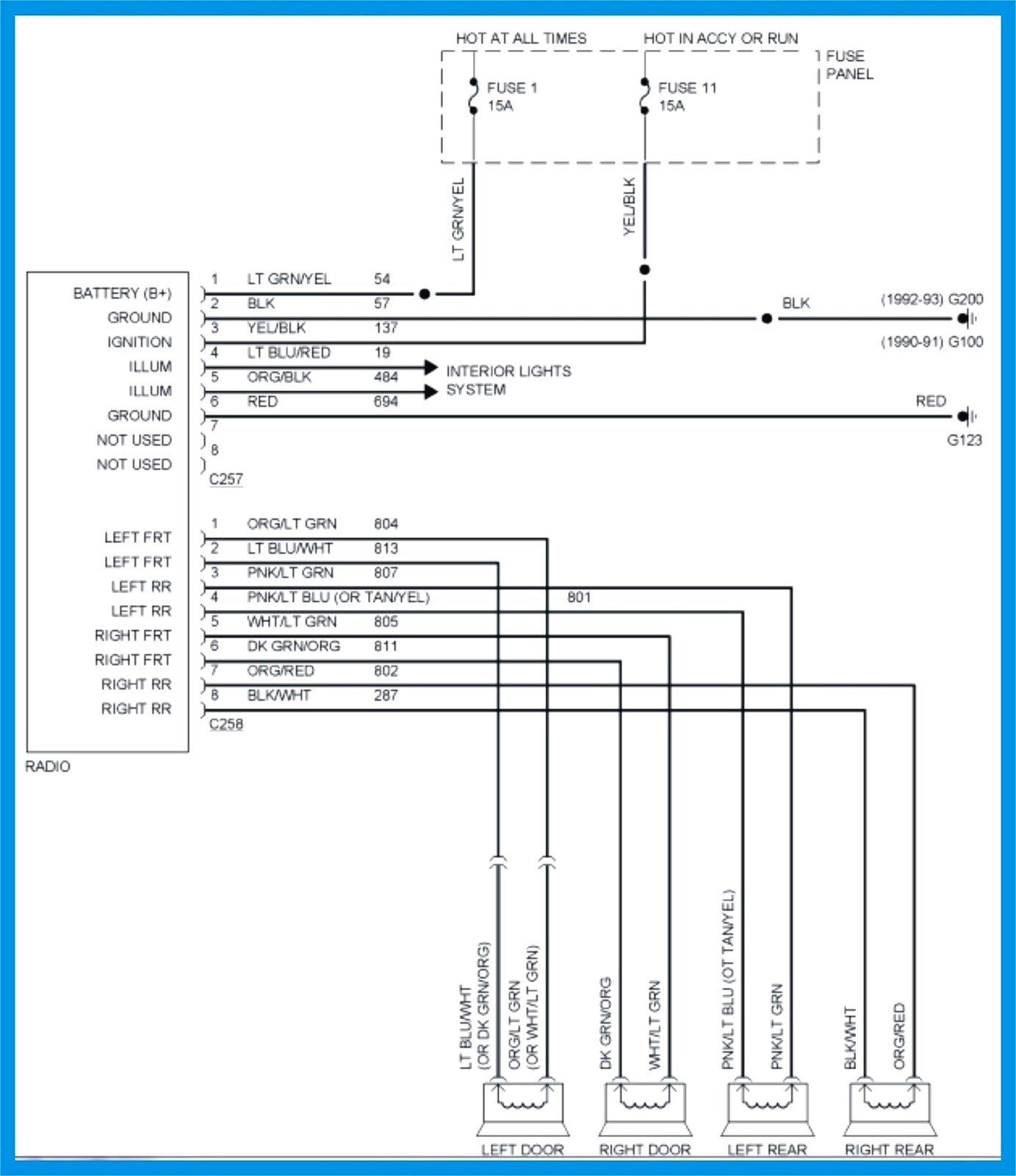 2004 Ford Explorer Radio Wiring Diagram | Wiring Diagram