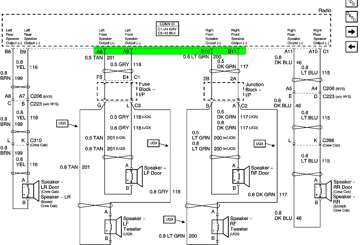 2008 Chevy Radio Wiring Diagram | Wiring Diagram - Car Speaker Wiring Diagram