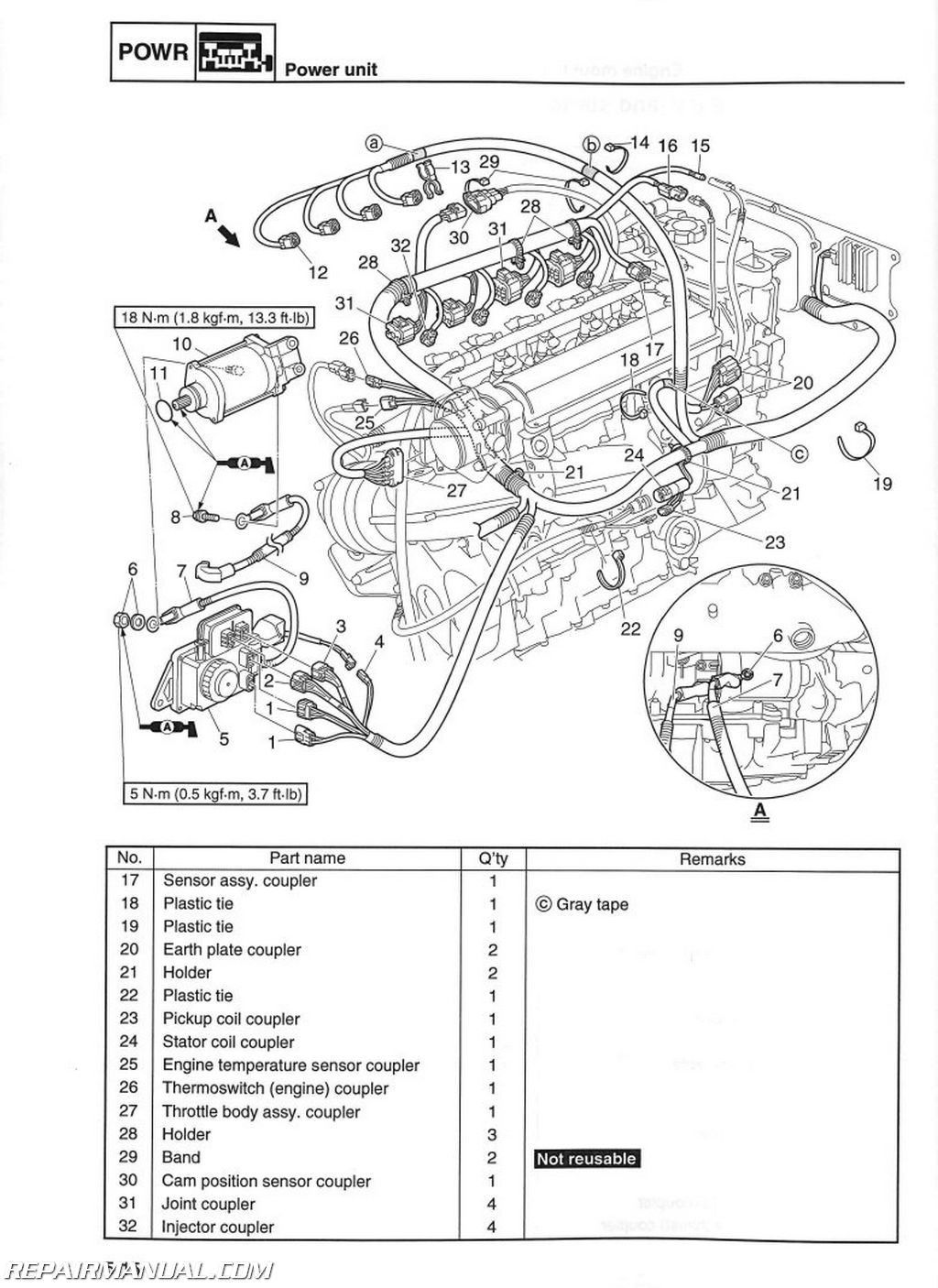 2010-2014 Yamaha Vx1100 Cruiser Deluxe 2015 V1 Sport Waverunner - Taotao 125 Atv Wiring Diagram