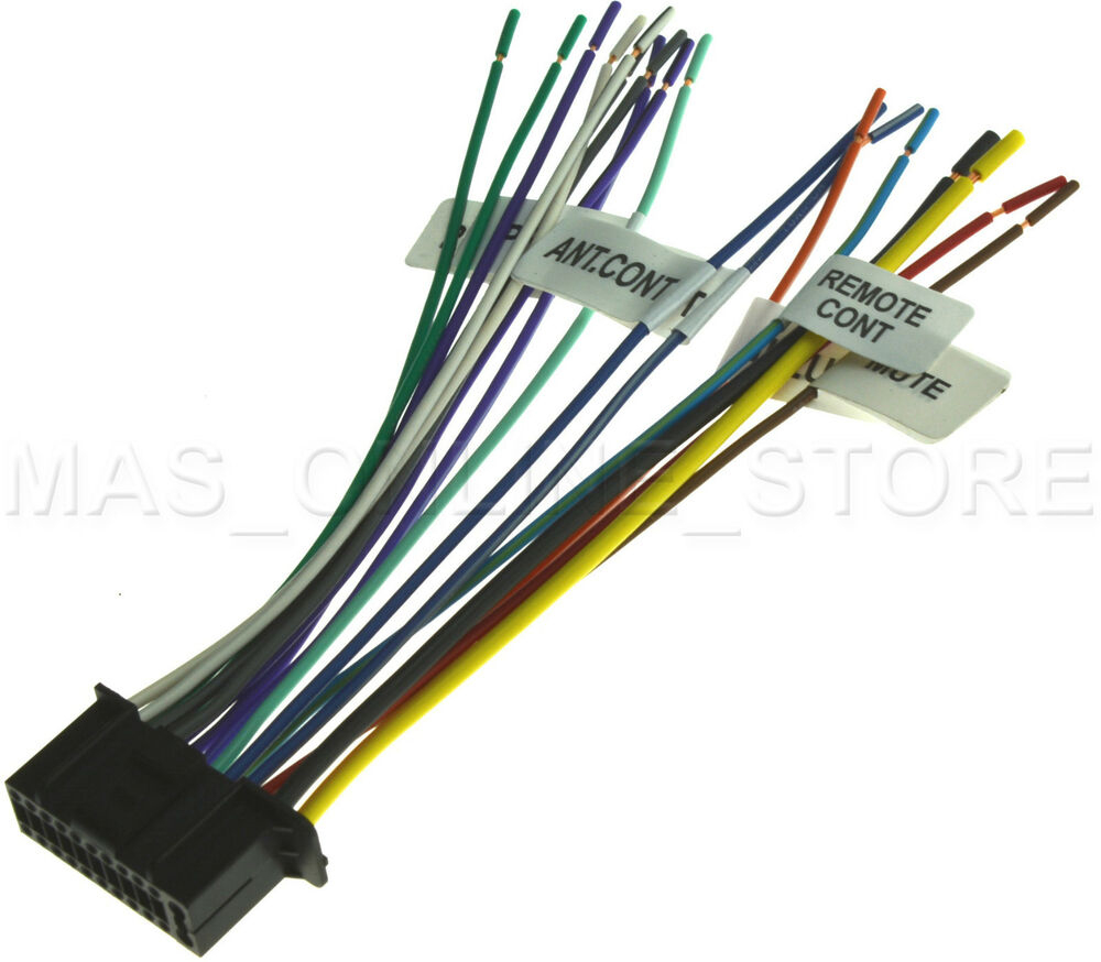 22Pin Wire Harness For Kenwood Ddx-6019 Kvt-512 Kvt-514 Kvt-516 - Kenwood Wiring Diagram