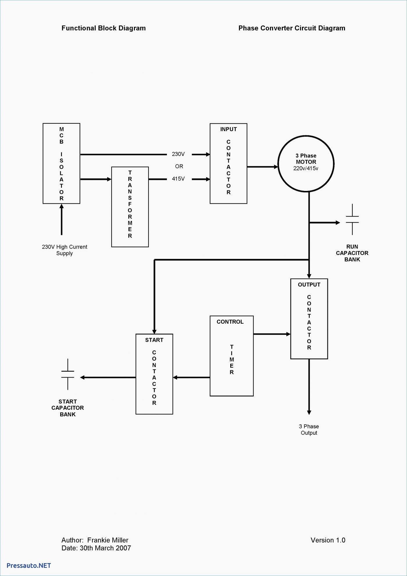 230V Single Phase Wiring Diagram | Wiring Diagram - Wiring Diagram For 230V Single Phase Motor