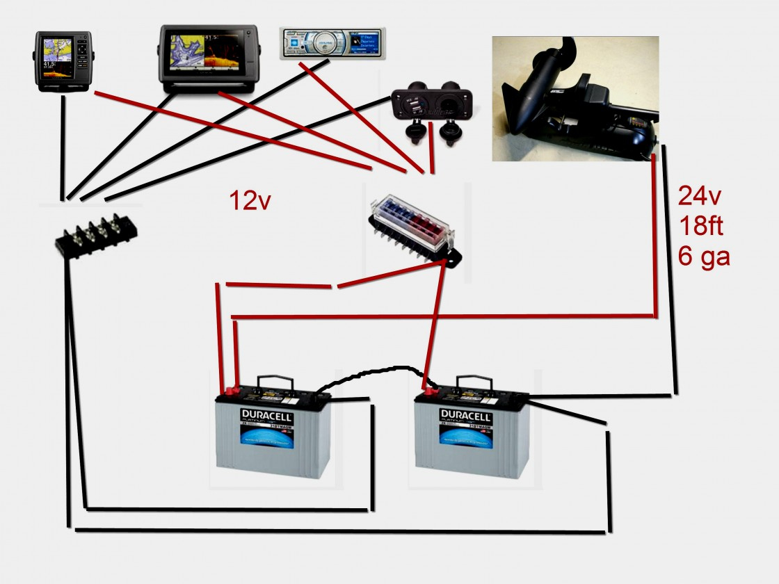 24 Volt Battery Wiring Diagram 24V Trolling Motor For - 24 Volt Battery Wiring Diagram