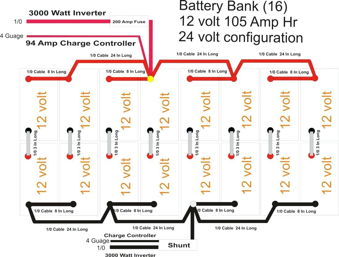 24 Volt Trolling Motor Battery Wiring Diagram Fair For For 24 Volt - 24 Volt Battery Wiring Diagram