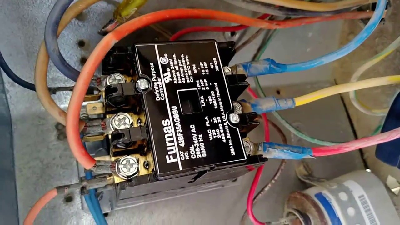 24 Volt Vs 240 V Coil Contactor Wiring Diagram Air Conditioner - 240 Volt Contactor Wiring Diagram