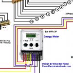 3 Phase 4 Wire Diagram Of Energy Meter | Wiring Diagram   Electric Meter Wiring Diagram