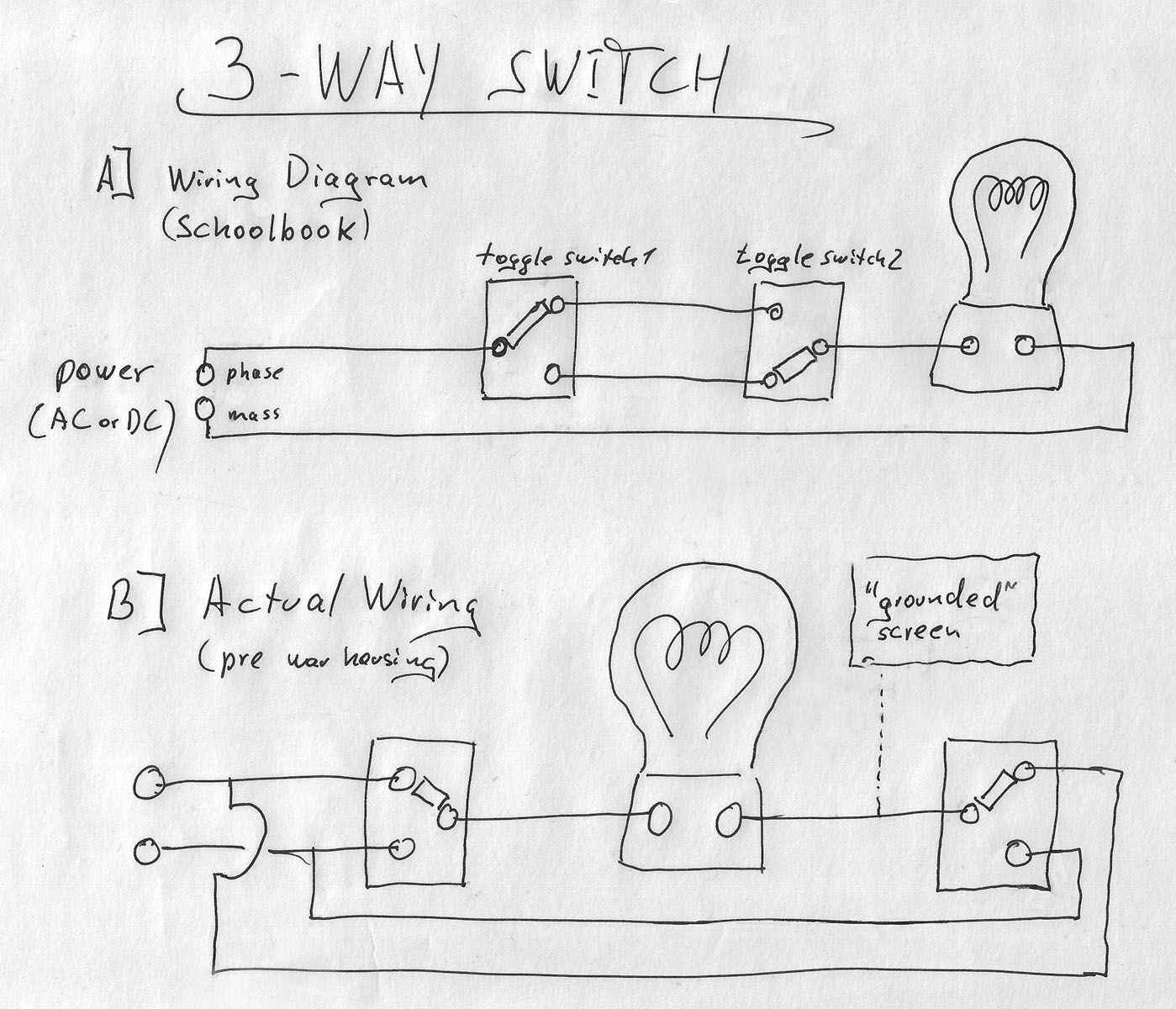 3 Way Switch Wiring Diagram Multiple Lights - Lorestan - 3-Way Switch Wiring Diagram