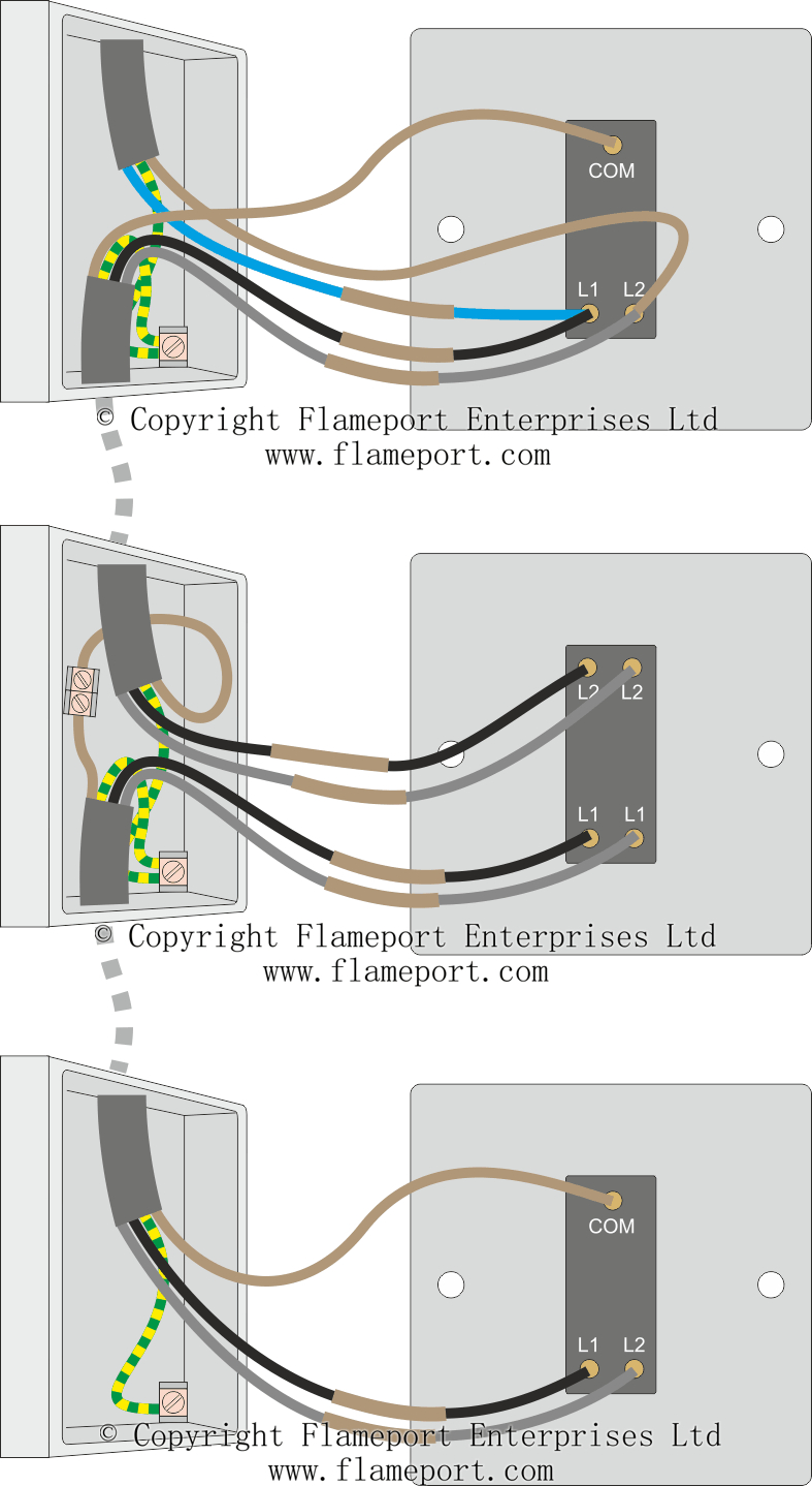 3 Way Switched Lighting Circuits 3 Way Switching Wiring Diagram