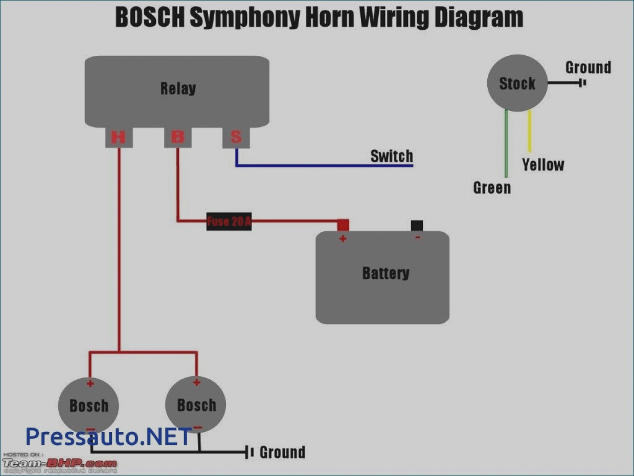 3 Wire Horn Relay Diagram - Wiring Diagram Blog - Horn Relay Wiring Diagram