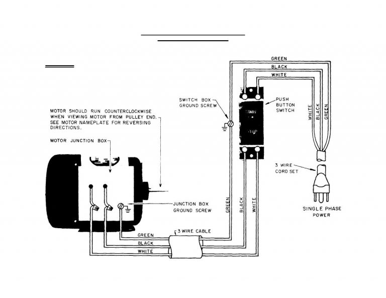 3 Wire Single Phase Diagram | Wiring Diagram - 3 Phase To Single Phase