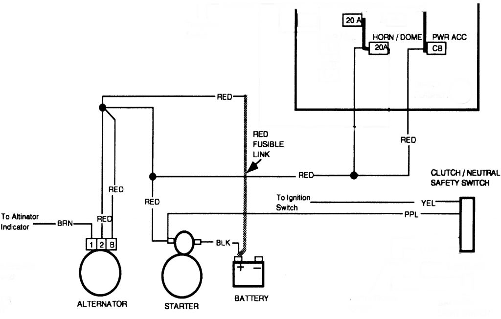 350 Alternator Wiring Diagram Wiring Diagram Chevy 350 Alternator