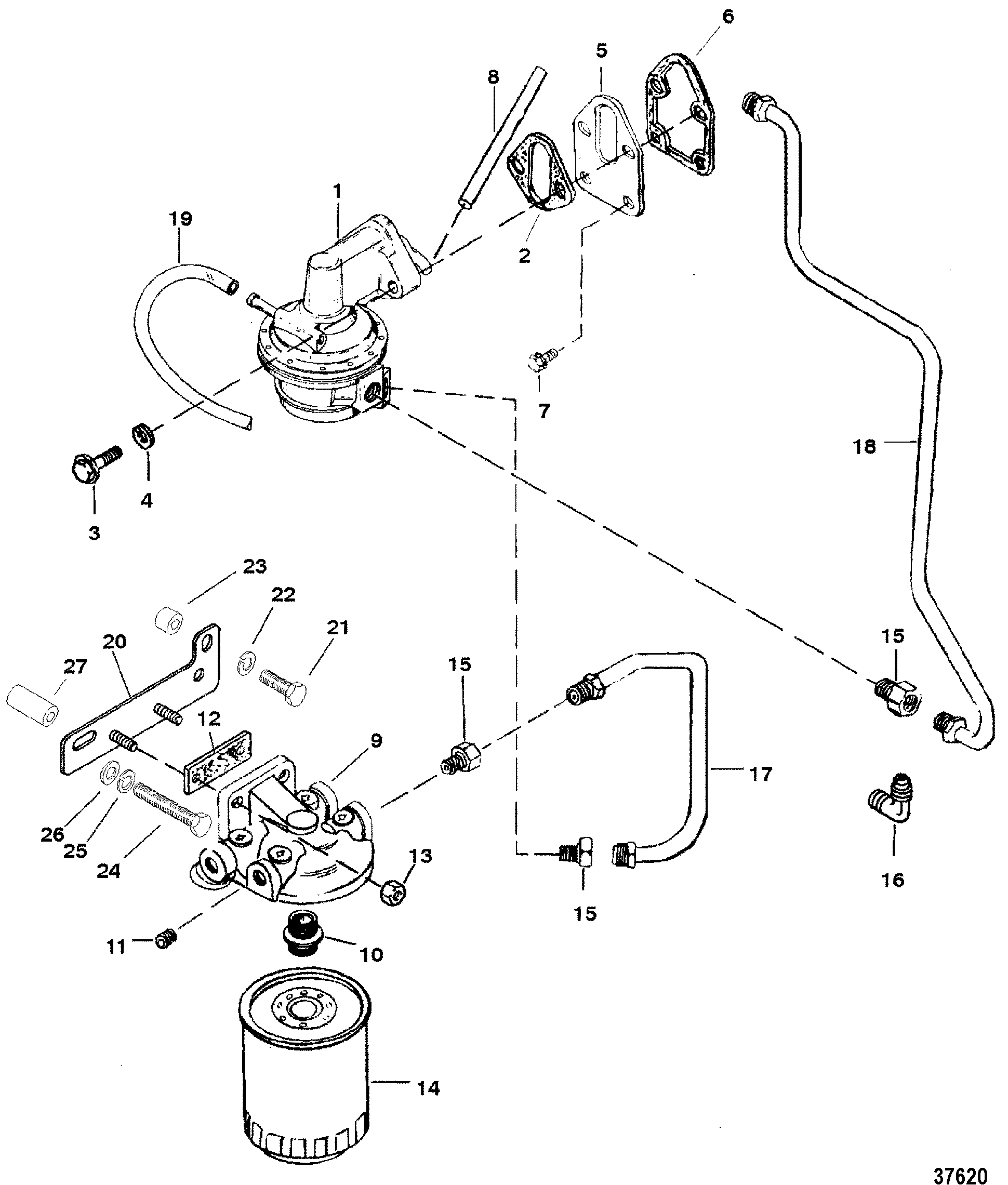 350 Fuel Filter | Wiring Diagram - Mercruiser Wiring Diagram